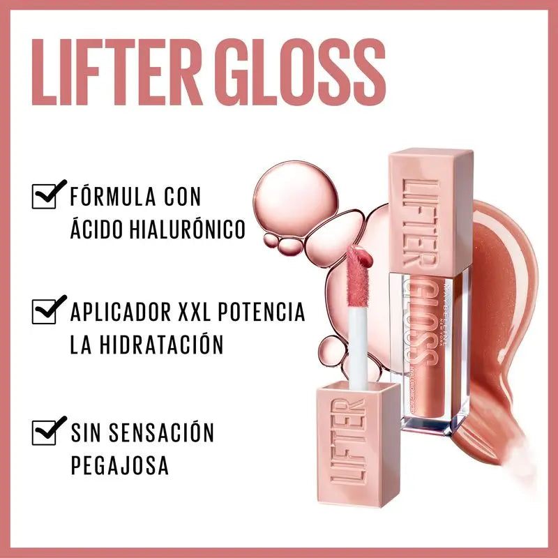 Maybelline New York Lifter Gloss Lip Gloss Shade 03 Moon. Idratazione intensa e labbra rimpolpate.