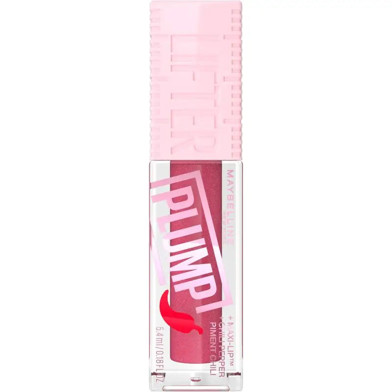 Maybelline New York Lifter Plump con peperoncino e acido ialuronico, tonalità 002 Morso di malva