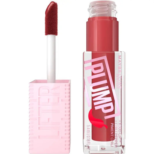 Maybelline New York Lifter Plump con peperoncino e acido ialuronico, tonalità 006 Peperoncino piccante