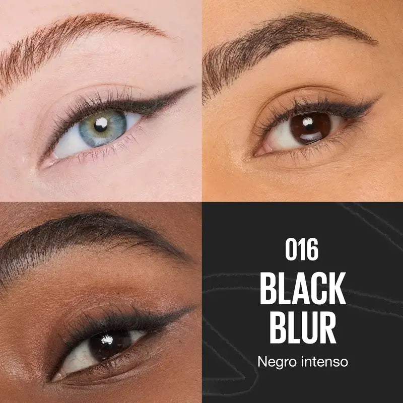 Maybelline New York Sculpting Stix Eyeliner 2 In 1, Black Blur 016, 0,7G