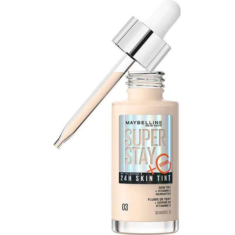 Maybelline New York Super Stay Skin Tint + Vitamin C 24H. Tonalità 03