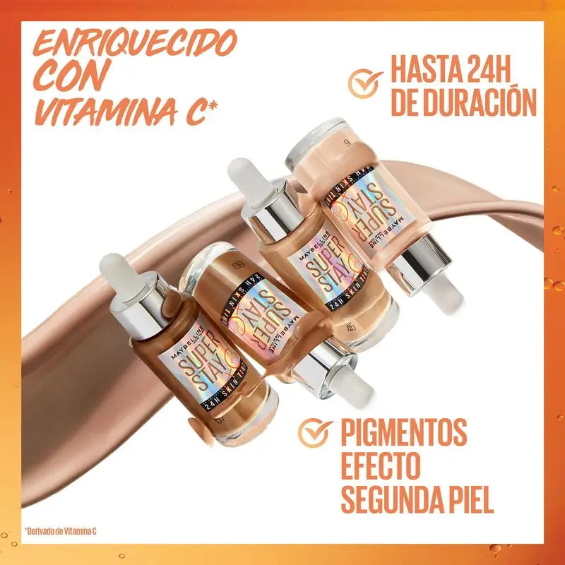 Maybelline New York Super Stay Skin Tint + Vitamina C 24H. Tonalità 30