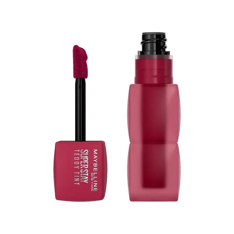 Maybelline New York Super Stay Teddy Tint Rossetto opaco, tonalità 50 Wild At Heart, 5 ml