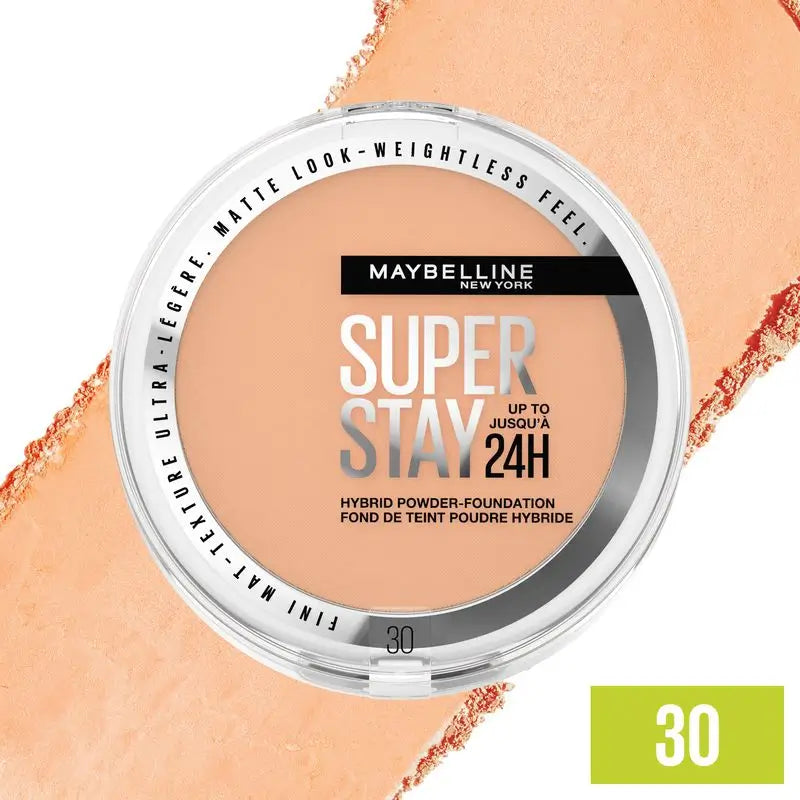 Maybelline New York Superstay Hybrid 24H Fondotinta in Polvere Tonalità 030