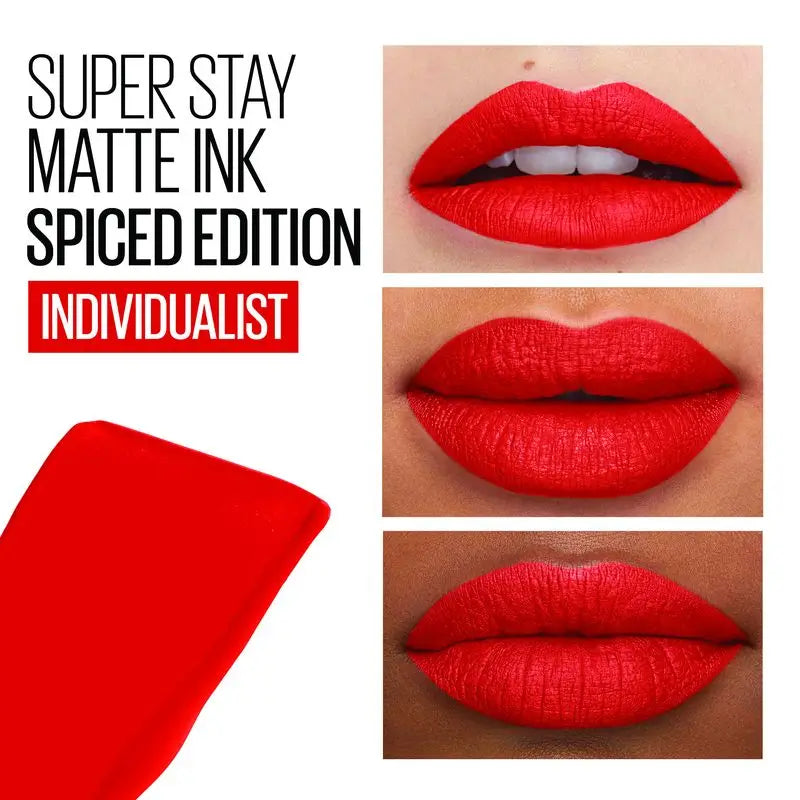 Maybelline New York Superstay Matte Ink, rossetto liquido tonalità 320 Individualista