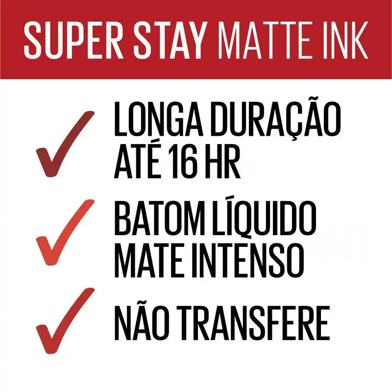 Maybelline New York Superstay Matte Ink, rossetto liquido tonalità 325 Shot Caller