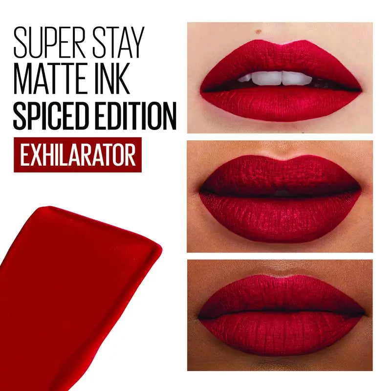 Maybelline New York Superstay Matte Ink, Rossetto liquido tonalità 340 Exhilarator