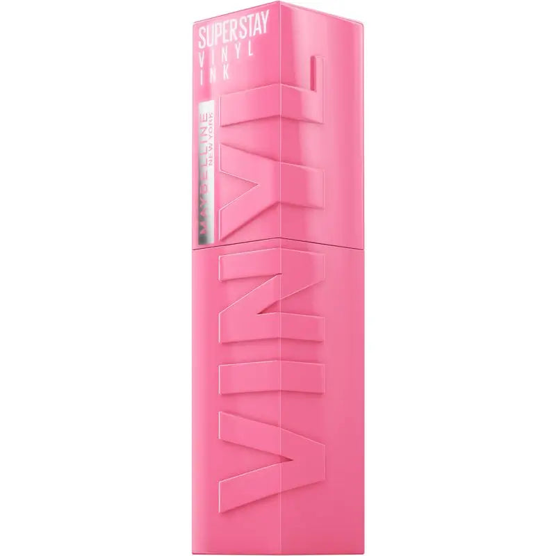 Maybelline New York Superstay Vinyl Ink Rossetto effetto vinile a lunga durata fino a 16H, tonalità 155 UPBEAT