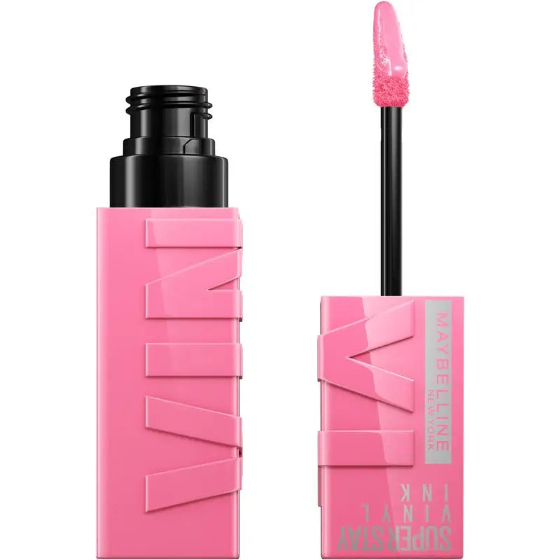 Maybelline New York Superstay Vinyl Ink Rossetto effetto vinile a lunga durata fino a 16H, tonalità 155 UPBEAT