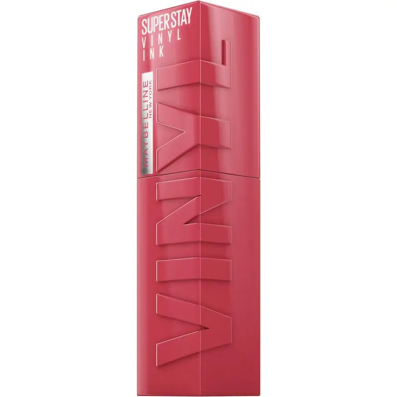 Maybelline New York Superstay Vinyl Ink Rossetto effetto vinile a lunga durata fino a 16H, tonalità 160 SULTRY