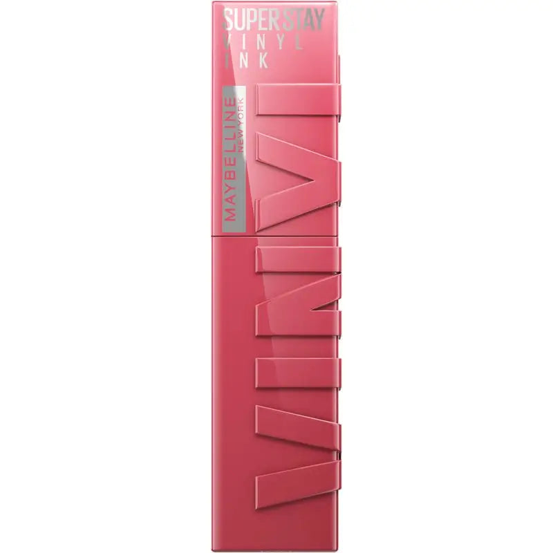 Maybelline New York Superstay Vinyl Ink Rossetto effetto vinile a lunga durata fino a 16H, tonalità 160 SULTRY