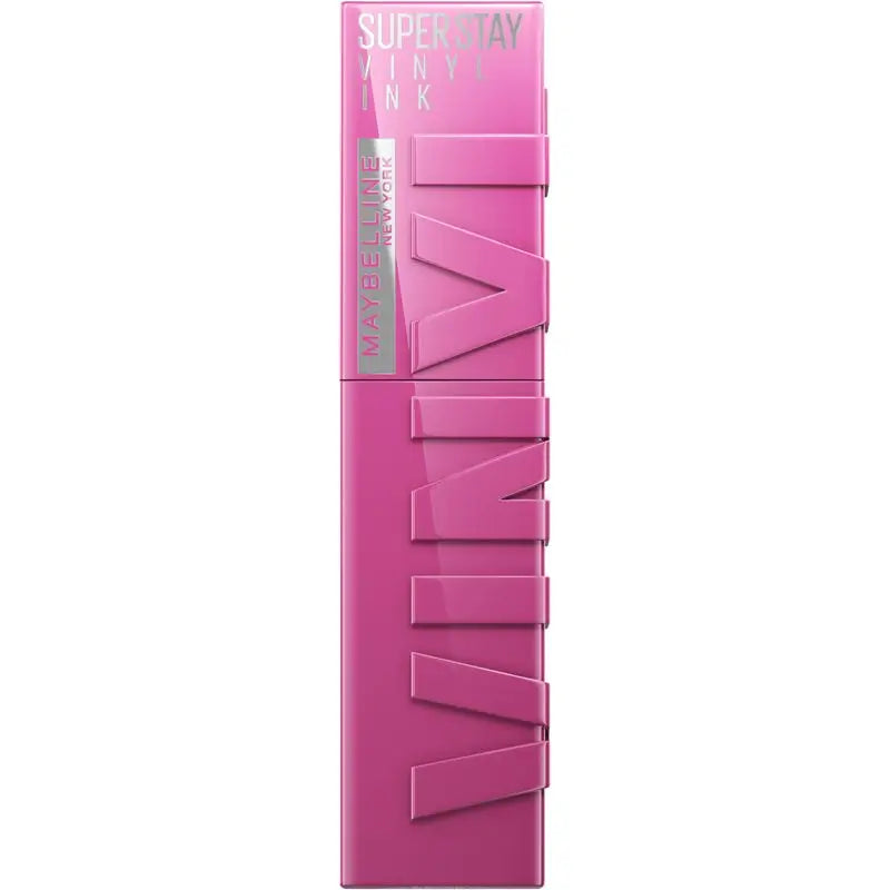 Maybelline New York Superstay Vinyl Ink Rossetto effetto vinile a lunga durata fino a 16H, tonalità 165 EDGY
