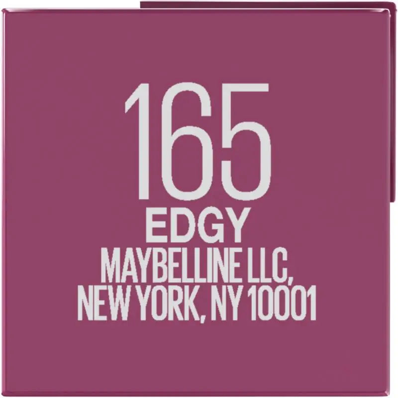 Maybelline New York Superstay Vinyl Ink Rossetto effetto vinile a lunga durata fino a 16H, tonalità 165 EDGY
