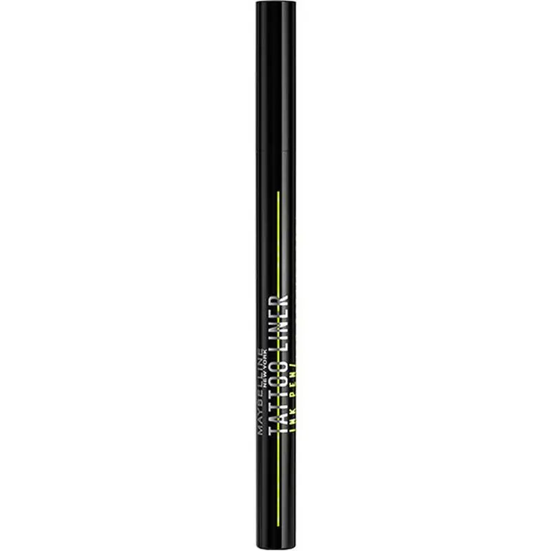 Maybelline New York Tattoo Liner Ink Pen, Eyeliner in formato penna, impermeabile, formula tatuaggio fino a 24 ore, nero