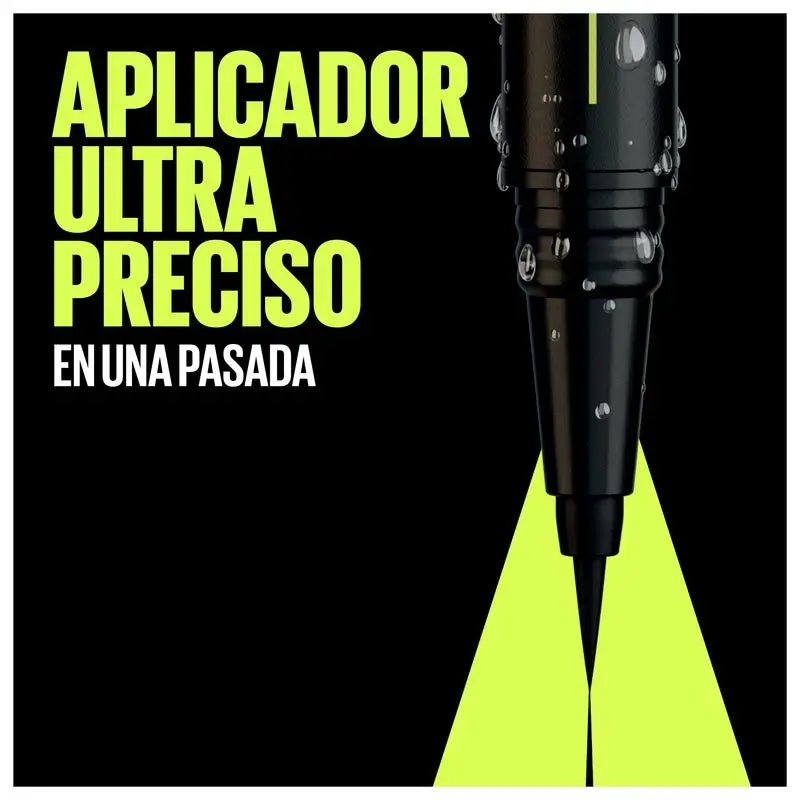 Maybelline New York Tattoo Liner Ink Pen, Eyeliner in formato penna, impermeabile, formula tatuaggio fino a 24 ore, nero