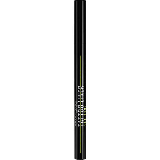 Maybelline New York Tattoo Liner Ink Pen, Eyeliner in formato penna, impermeabile, formula tatuaggio fino a 24 ore, nero