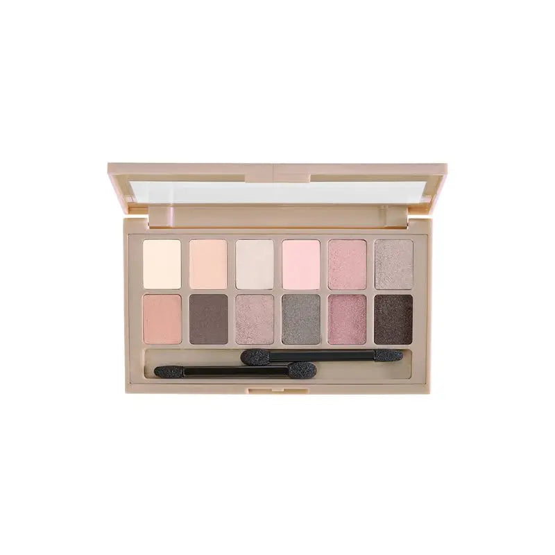 Maybelline New York The Blushed Nudes Palette di ombretti 12 tonalità di nudo e rosa, 9,6 g