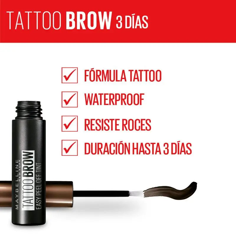 Maybelline New York Tattoo Brow Dye 3 Days 3 Dark Brown Brunettes - 4,6 G