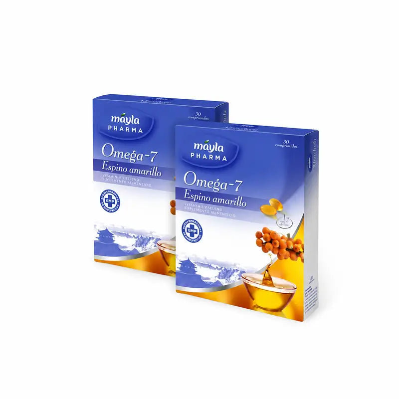 Máyla Pharma Omega-7 Olivello spinoso Confezione 2 x 30 capsule