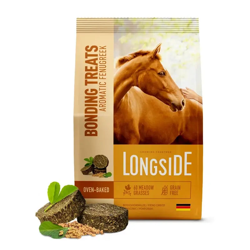 Mealberry Longside Bonding Treats Cavalli Fieno greco, 500g