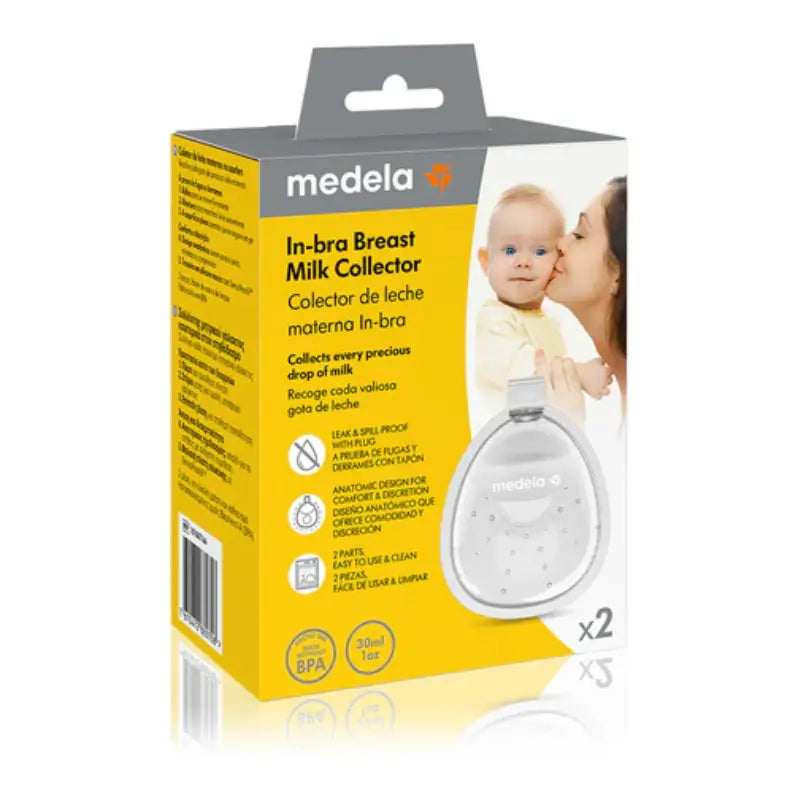 Medela Coppa di raccolta Inbra, 2 pezzi