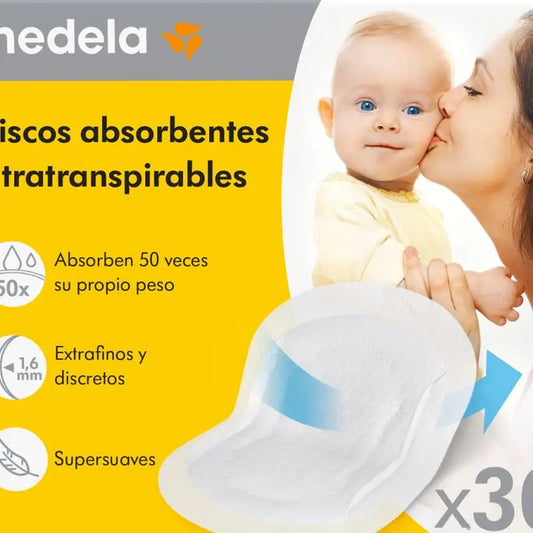 Medela assorbenti ultra traspiranti 30 pz.