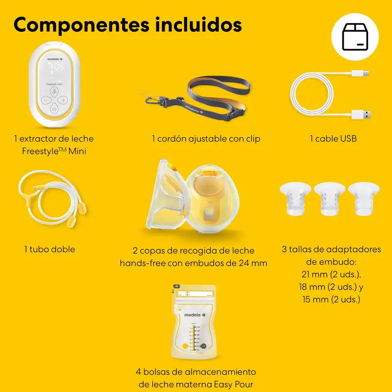 Medela Freestyle Mini Hands Free - Tiralatte elettrico doppio