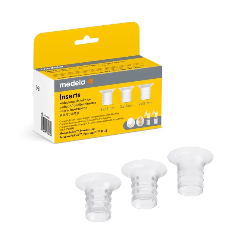 Medela Inserti riduttori per imbuto da 15, 18 e 21 mm