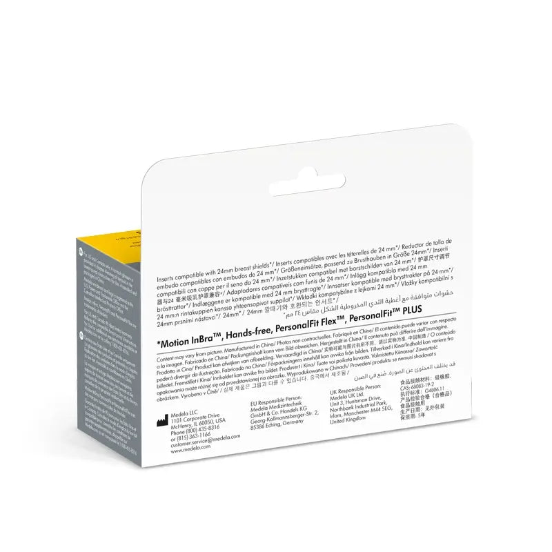 Medela Inserti riduttori per imbuto da 15, 18 e 21 mm
