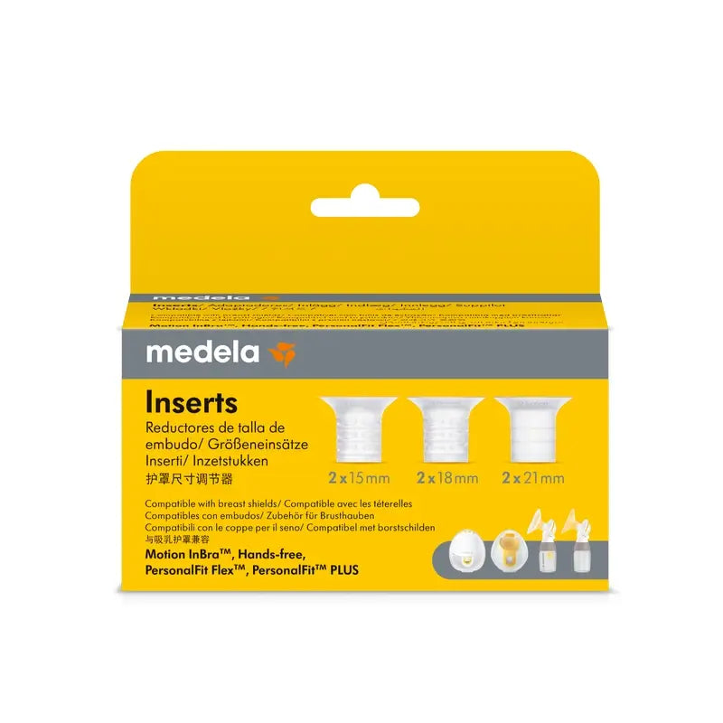 Medela Inserti riduttori per imbuto da 15, 18 e 21 mm