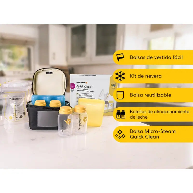 Set Mini Medela per la conservazione del latte materno