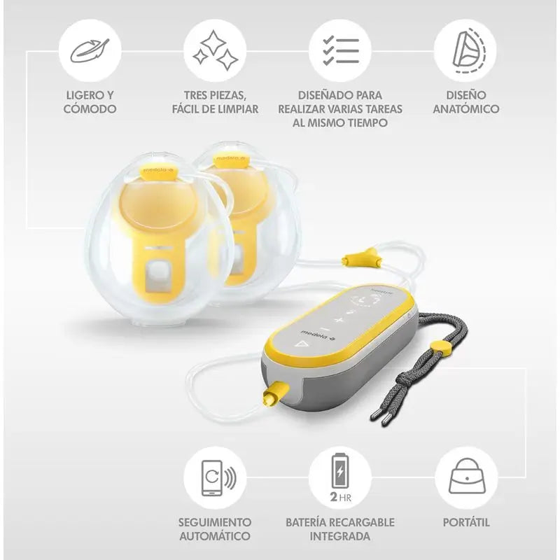 Tiralatte elettrico doppio a mani libere Freestyle™ di Medela