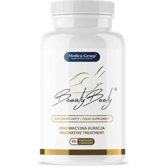 Medica Group Beautybooty Integratore alimentare naturale per il rassodamento dei glutei e la cura della pelle , 90 capsule