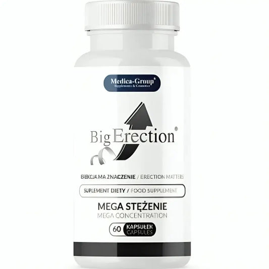 Medica Group Bigerection Integratore alimentare naturale per la vitalità maschile e la performance intima , 60 capsule