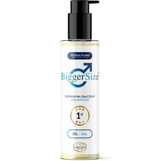 Gel intimo uomo Bigger Size del Gruppo Medica, 150 ml