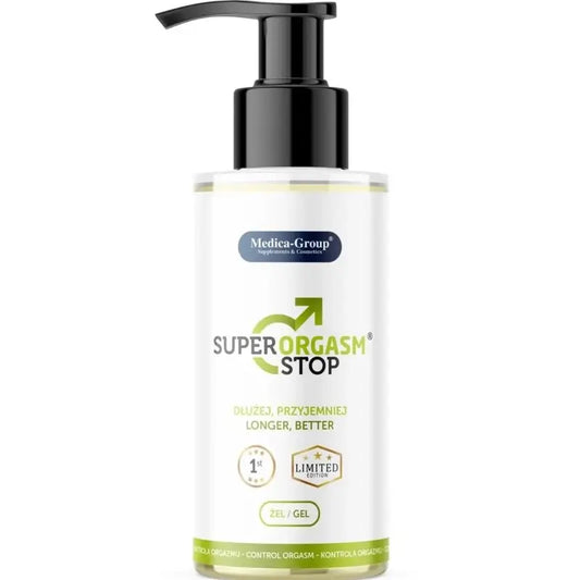 Gruppo Medica Super Orgasm Stop Gel intimo per uomo, 150 ml