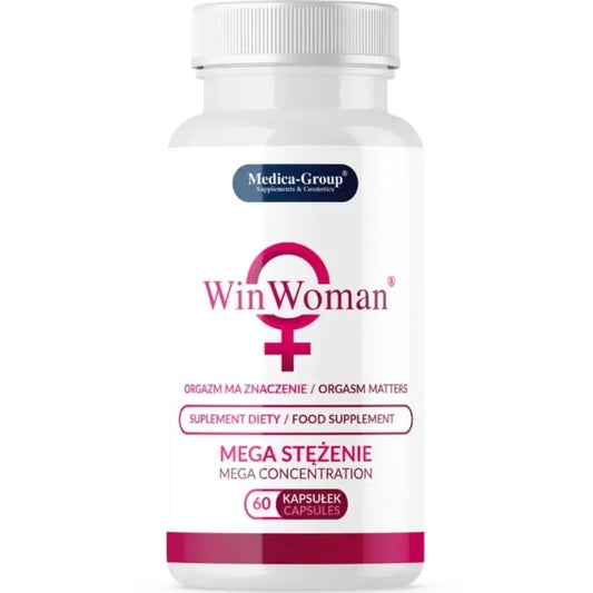 Gruppo Medica Winwoman Capsule naturali per migliorare la vitalità femminile e il benessere intimo , 60 capsule