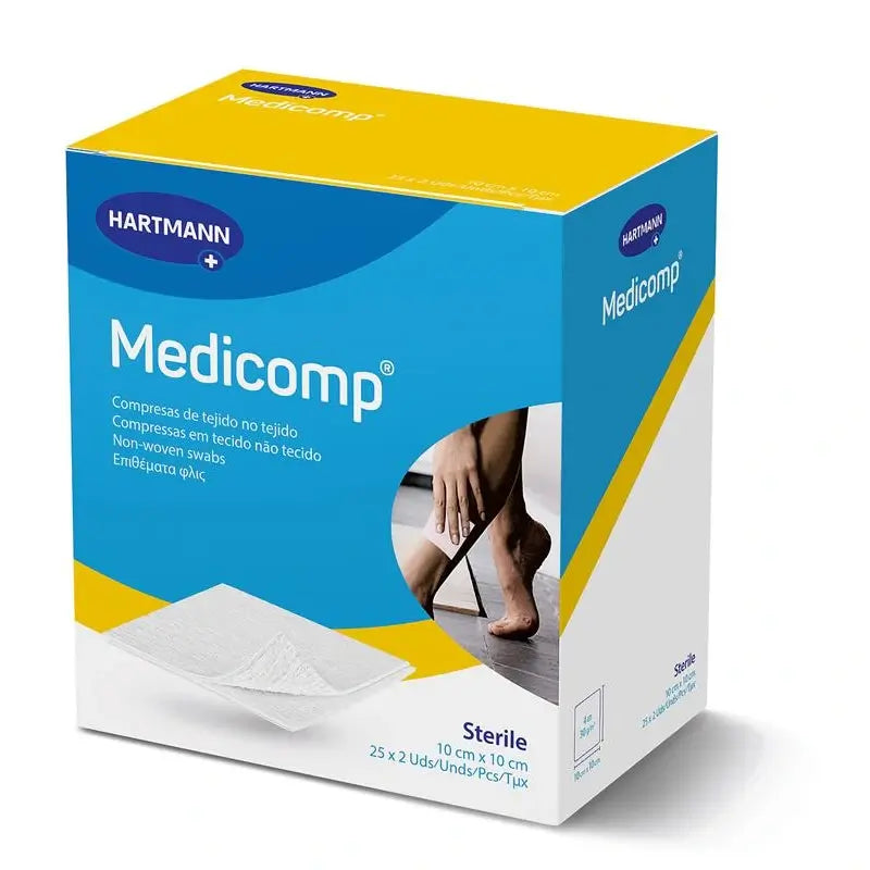 Medicomp Garza sterile 10X10 cm 50 unità