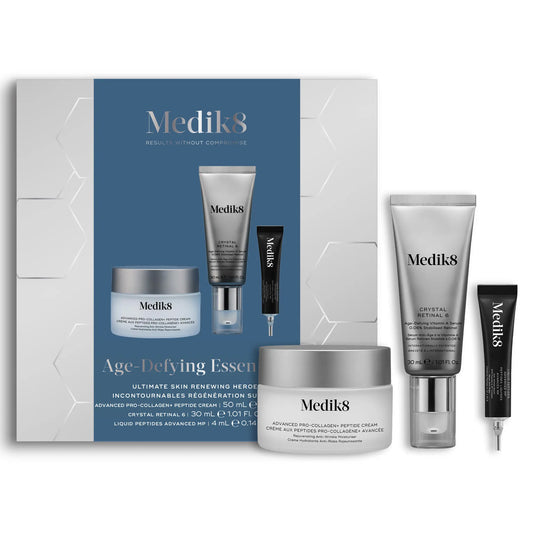 Medik8 Age-Defying Essentials Pack: Peptidi, Retinal 6 e LPA
