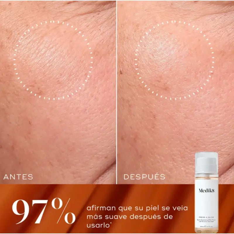 Medik8 Luminous Lift Press Glow 200 ml + Peptidi liquidi 30 ml