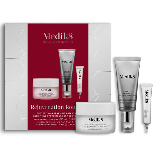 Medik8 Rejuvenation Routine Pack: Vitamina C, Retinal 3 ed Exo-PDRN