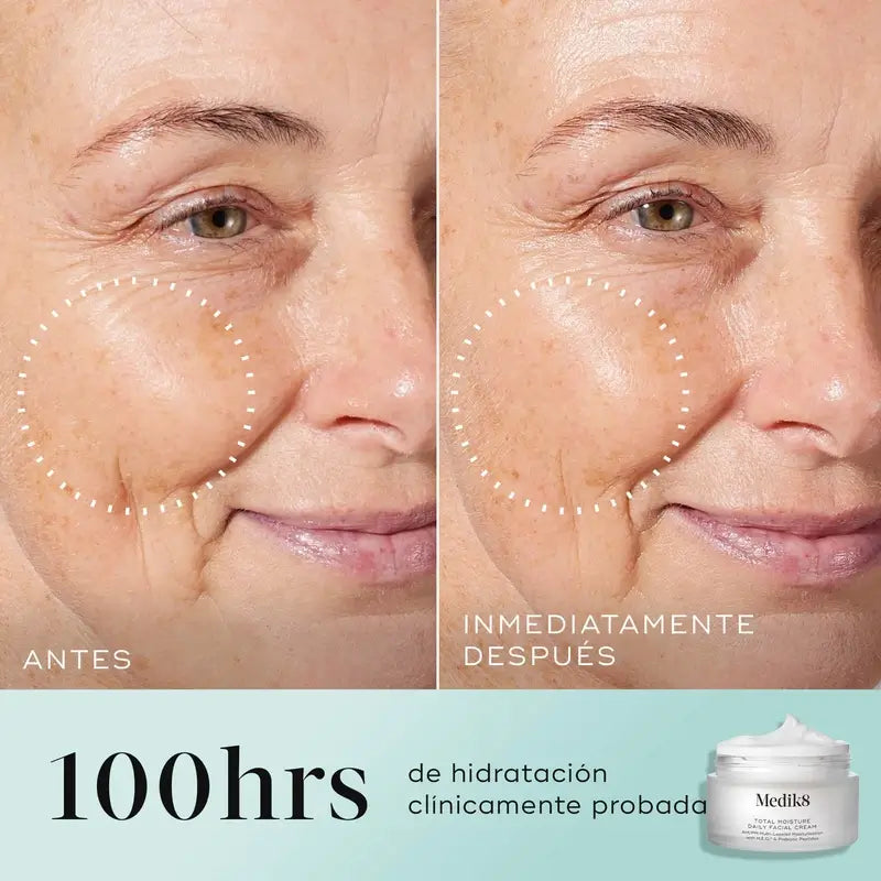 Medik8 Total Moisture Crema viso giorno idratante, 50 ml