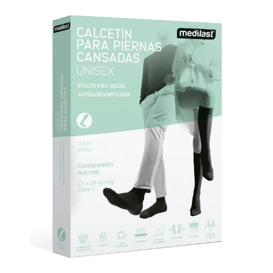 Calzino Medilast 300 nero grande