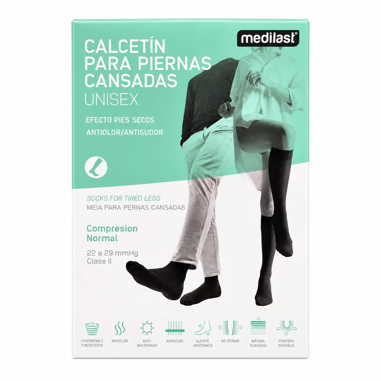 Calze Medilast 300 nero medio