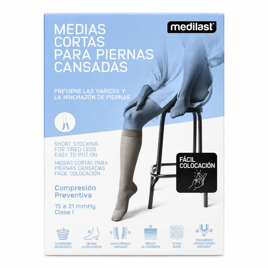 Medilast calza corta Cp 441BG, taglia Xl