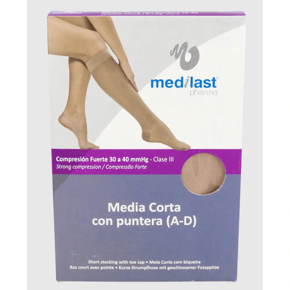 Medilast Calza corta Fte C/Toe R606 Ex Large