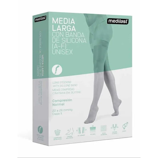 Medilast Calza lunga nera bionda Eg R110
