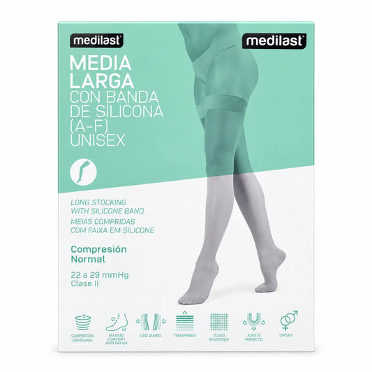 Medilast Calza lunga nera bionda Eg R110