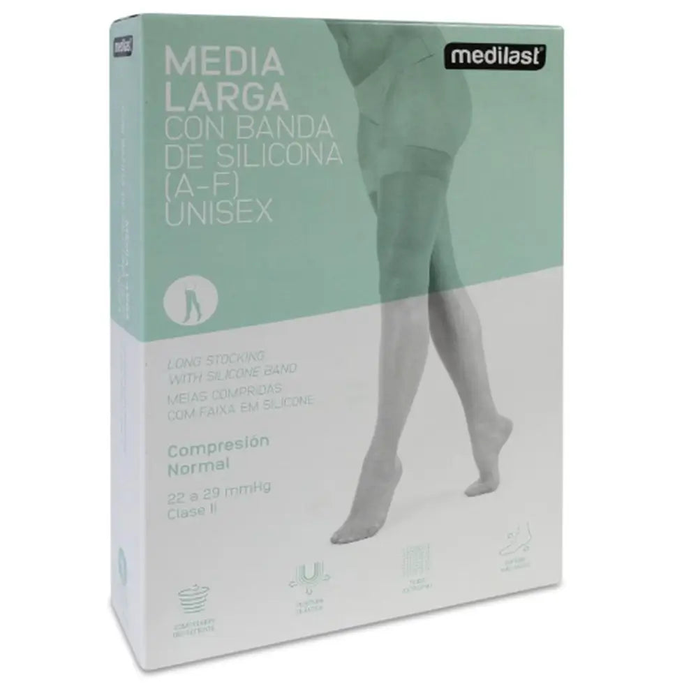 Medilast Calza lunga nera bionda grande R110