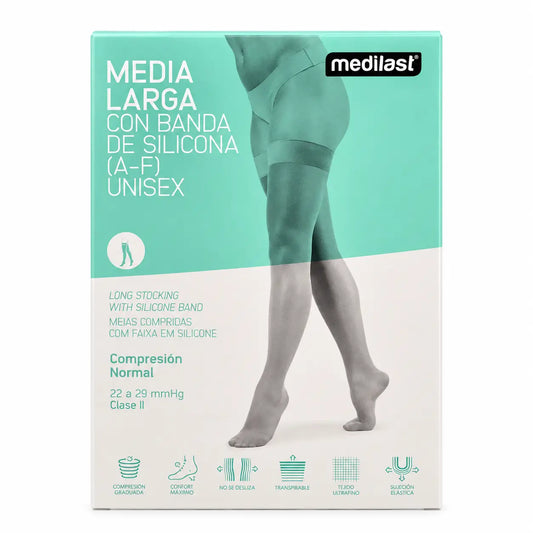Medilast Calza lunga nera bionda piccola R110